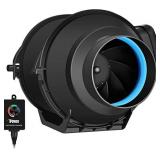 iPower 4 Inch 118 CFM Inline Duct Fan with Variable Speed Controller