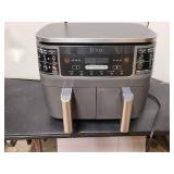 Ninja DZ201 Foodi 8 Quart 6-in-1 DualZone 2-Basket Air Fryer with 2 Independent Frying Baskets,