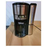 Hamilton Beach (47950) Coffee Maker with 12 Cup Capacity & Internal Storage Coffee Pot, Brewstation, Black/Stainless Steel & Hamilton Beach Permanent Gold Tone Filter, (80675R/80675)
