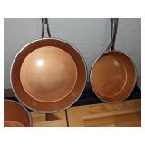 Gotham 10 Piece Pots and Pans Set, Hammered Copper