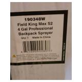Field King Max 190348 Backpack Sprayer for Professionals Applying Herbicides , White , 4 gallon