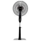 Amazon Basics Oscillating Dual Blade Standing Pedestal Fan,16-Inch, Black