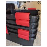 Set of 5 Iris Storage Containers with Locking Lids