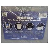 2 Level Cat Scratch Post with Toys & Pet Fusion 20 LB Food Storage Container