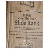 Over the Door Shoe Rack & Stackable Shoe Storage