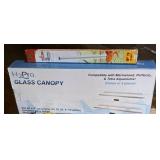 Fish Tank Glass Canopy & 18" T8 Fluorescent Bulb