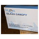 Fish Tank Glass Canopy & 18" T8 Fluorescent Bulb