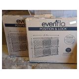 2 Evenflo Position and Lock Standard Width Baby/Pet Gates