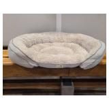 TrustyPup Snuggle Soother | Bolstered Couch Pet Bed | Therapeutic Memory Foam Cushions