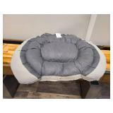TrustyPup Snuggle Soother | Bolstered Couch Pet Bed | Therapeutic Memory Foam Cushions