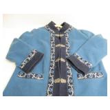 Vintage Fjord Fashion Winter Nordic Wool Sweater - Blue