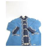 Vintage Fjord Fashion Winter Nordic Wool Sweater - Blue