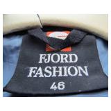 Vintage Fjord Fashion Winter Nordic Wool Sweater - Blue