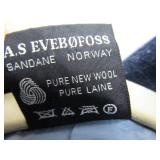Vintage Fjord Fashion Winter Nordic Wool Sweater - Blue