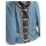 Vintage Fjord Fashion Winter Nordic Wool Sweater - Blue