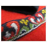 Vintage Fjord Fashion Winter Nordic Wool Sweater - Red