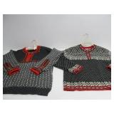 2 Nordic Style Wool Ski Sweaters - Including LL Bean