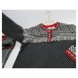2 Nordic Style Wool Ski Sweaters - Including LL Bean