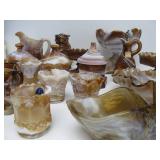 Beautiful Collection of Vintage IMPERIAL "Caramel" Slag Glass
