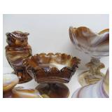 Beautiful Collection of Vintage IMPERIAL "Caramel" Slag Glass