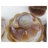 Beautiful Collection of Vintage IMPERIAL "Caramel" Slag Glass