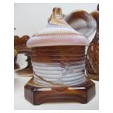 Beautiful Collection of Vintage IMPERIAL "Caramel" Slag Glass