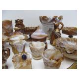 Beautiful Collection of Vintage IMPERIAL "Caramel" Slag Glass