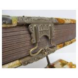 Excellent Antique Victorian Photo Album w/Stand