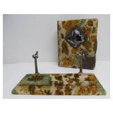 Excellent Antique Victorian Photo Album w/Stand