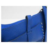 2 Larger Genuine Leather Designer Blue Purses - Cole Haan & Rebecca Minkoff