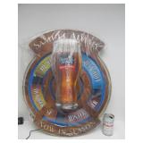 Very Cool New SAMUEL ADAMS "Now In Season" Rotating Beer Sign