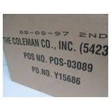 New in Box COLEMAN Propane Camping Stove
