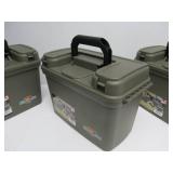 3 New or Like-New FLAMBEAU 14" Dry Boxes