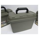 3 New or Like-New FLAMBEAU 14" Dry Boxes