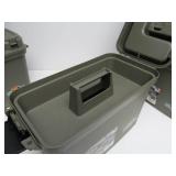 3 New or Like-New FLAMBEAU 14" Dry Boxes