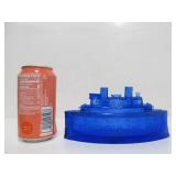 Antique Cobalt Blue Glass REMEMBER THE MAINE Ship Box