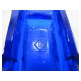 Lot of 4 Vintage BOYD Cobalt Blue Glass Items