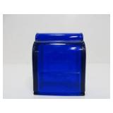 Lot of 4 Vintage BOYD Cobalt Blue Glass Items