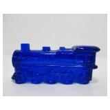 Vintage BOYD Cobalt Blue Glass Train Set