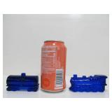 Vintage BOYD Cobalt Blue Glass Train Set