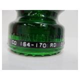 McLaughlin-20 Emerald Green CD 164 Glass Insulator