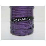 B.T.C. Montreal Canada (MCANADAL) Royal Purple Glass Insulator