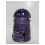 B.T.C. Montreal Canada (MCANADAL) Royal Purple Glass Insulator