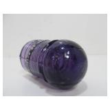 B.T.C. Montreal Canada (MCANADAL) Royal Purple Glass Insulator