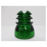 Antique Hemingray 43 CD 214 "7up" Green Glass Insulator