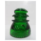 Antique Hemingray 43 CD 214 "7up" Green Glass Insulator