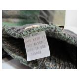 Unused Vintage FARIBO Woolen Mills Wool Blanket & Winona Knits Wool Mittens
