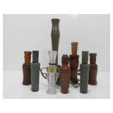 Estate Lot of Vintage & Newer Duck/Goose Calls