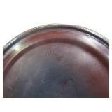 Signed Mid 20th Century Japanese Bronze Vase w/Birds