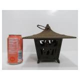 Cast Iron Hanging Japanese Pagoda Lantern